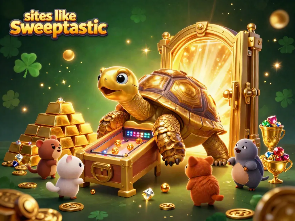 Spin and win at sites like sweeptastic with colorful treasures and lively game action.