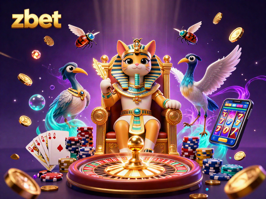 Engage in thrilling gaming experiences at zbet with dynamic casino elements and vibrant characters.