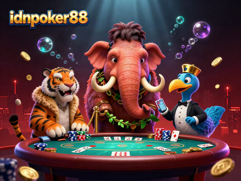 Experience the thrill of idnpoker88 with lively poker tables and a vibrant casino atmosphere.