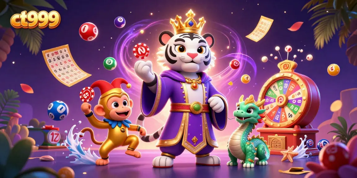 Engage with the thrilling ct999 gaming experience, showcasing dynamic casino elements and lively characters.