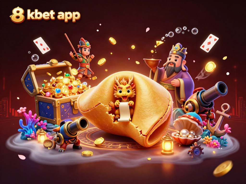 Experience excitement with the vibrant 8xbet app showcasing gold treasures, dragon, and magical casino elements