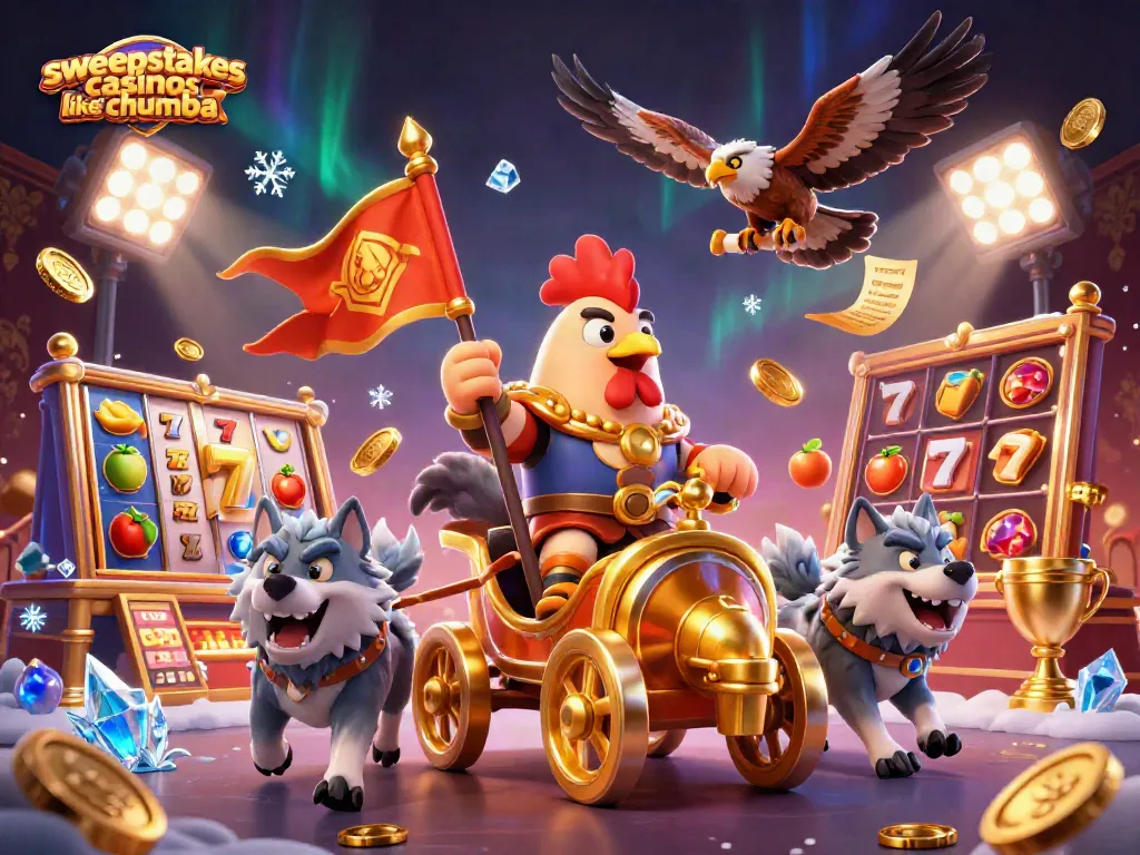 Experience thrilling gameplay with sweepstakes casinos like Chumba featuring vibrant slot elements.