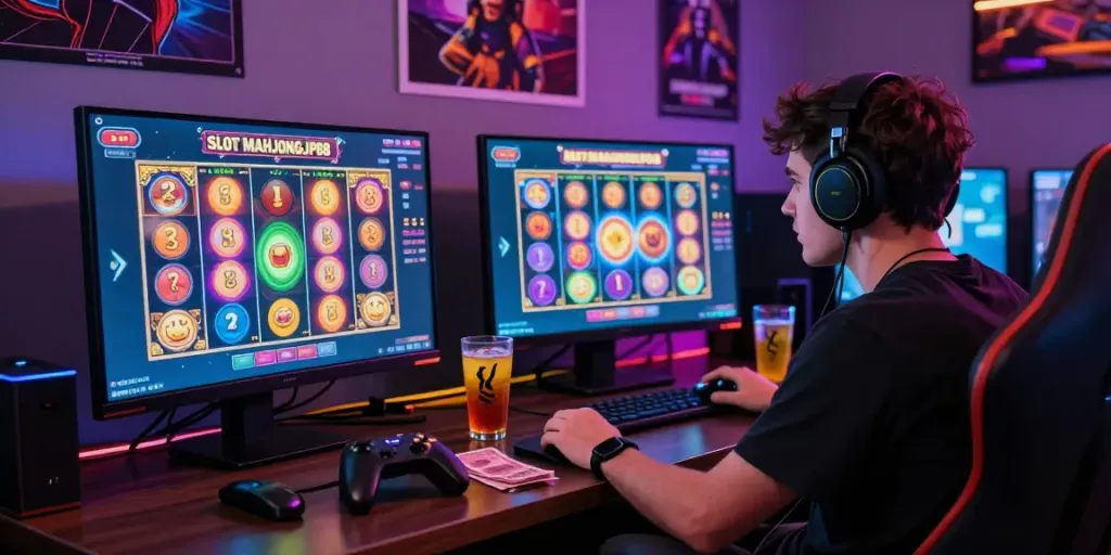 Engaging Slot MAHJONGJP88 gaming scene showcasing an immersive online experience.