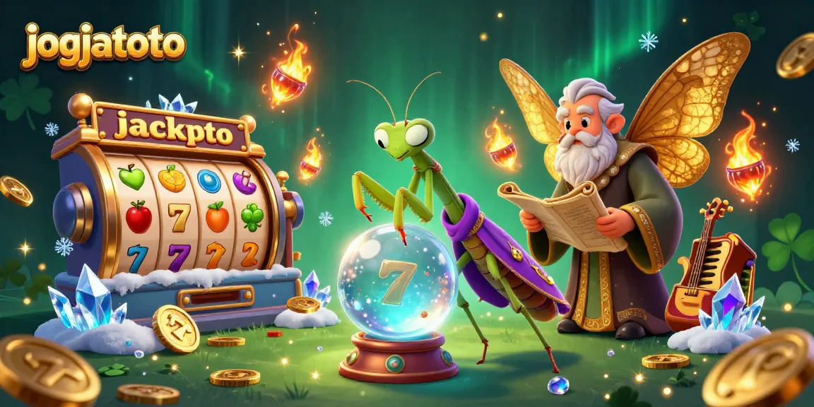 Engage with jogjatoto's enchanting online slots through a mystical fortune teller scene.