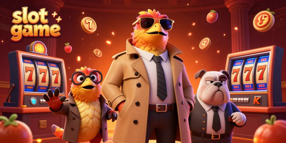 Ribuan jenis slot game meriah dalam ilustrasi 3D penuh warna dan detail tinggi.