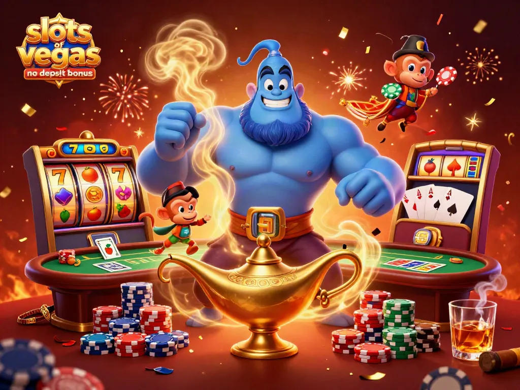 Celebrate with the slots of vegas no deposit bonus as the magical genie reveals exciting gaming treasures.