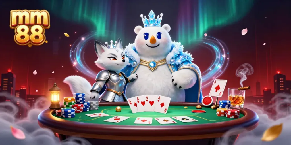 Experience engaging gameplay at mm 88 with vibrant poker scenes and rich casino elements.