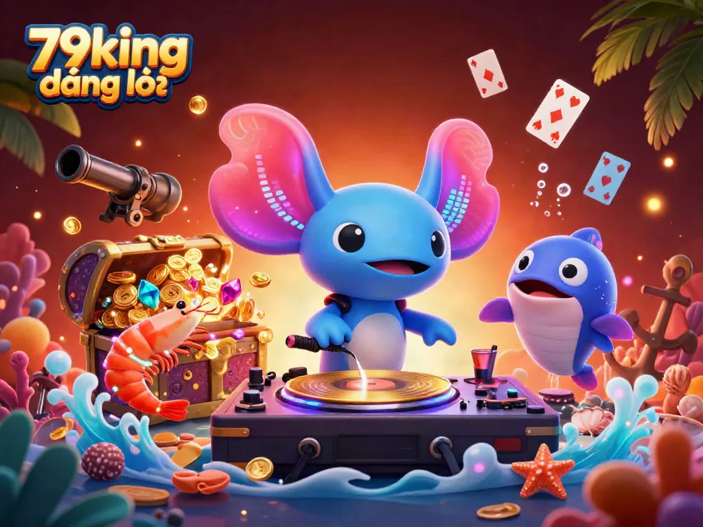 Engagingly spin and win at 79king đăng nhập with vibrant underwater casino fun and dynamic characters.