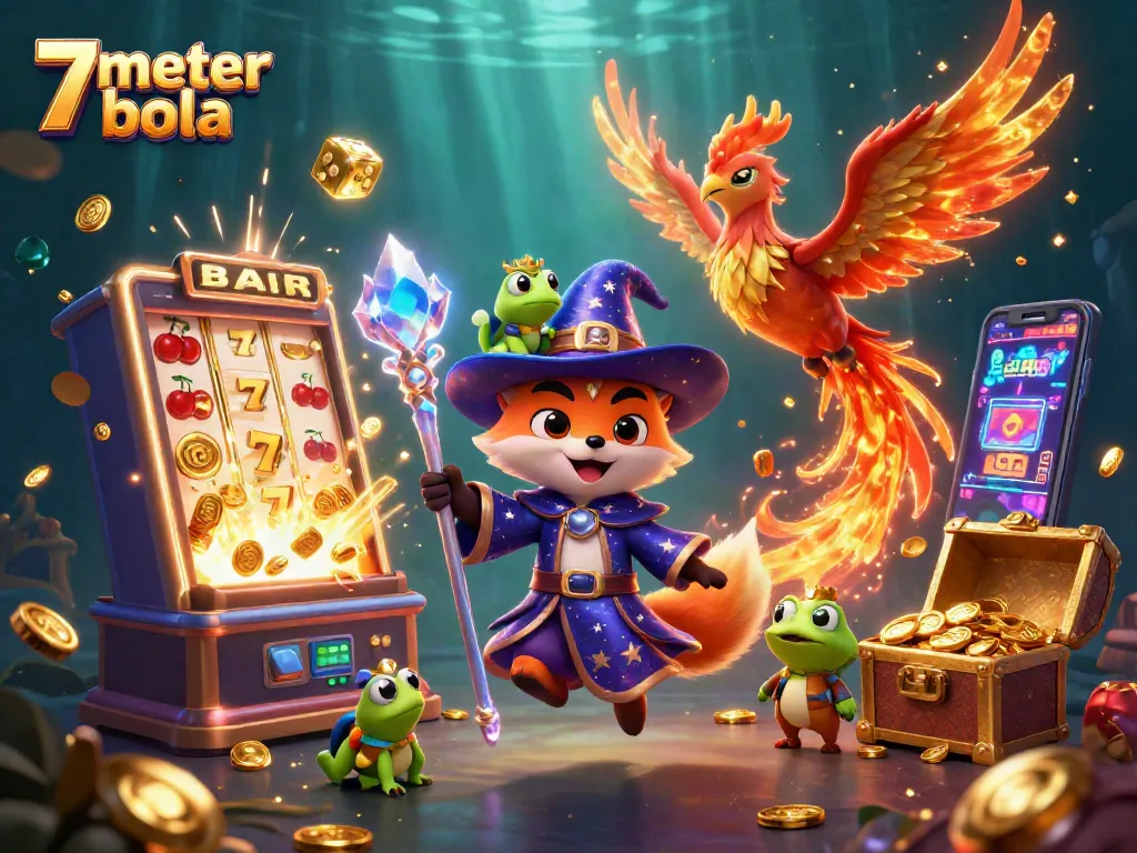 Experience thrilling wins with 7meter bola in an immersive 3D casino adventure featuring vibrant graphics.