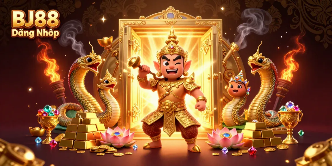 Experience exciting gameplay at BJ88 Đăng Nhập with colorful treasures and dynamic characters.