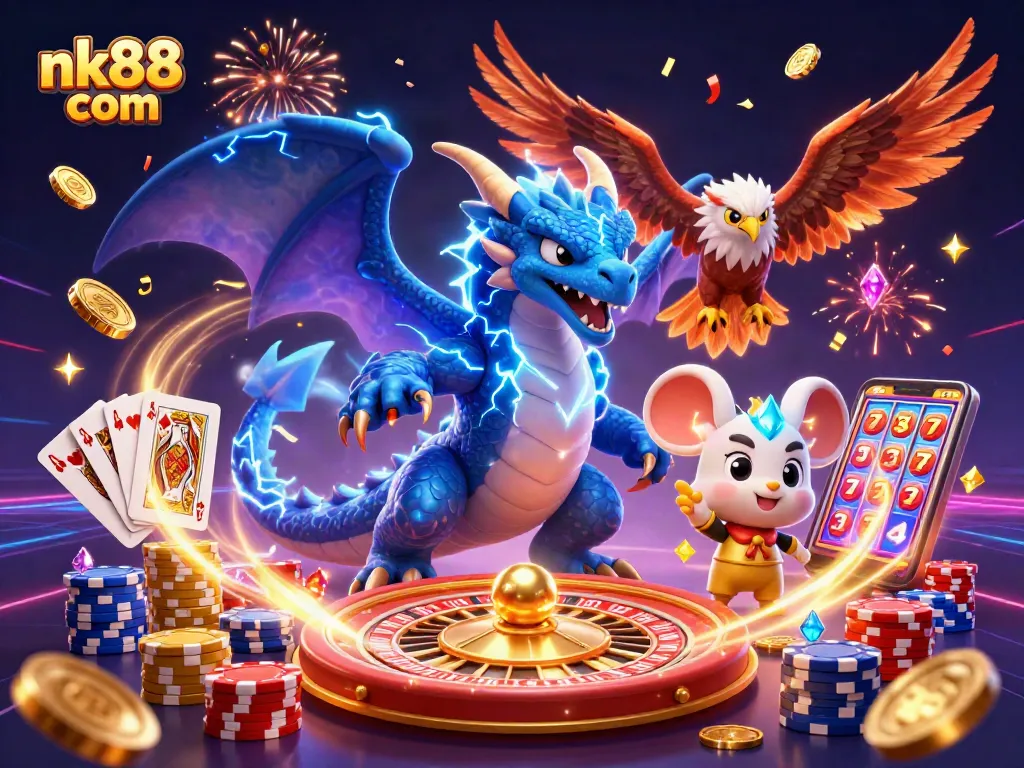 Experience thrilling wins with nk88 com's exciting casino atmosphere and vibrant gaming elements!