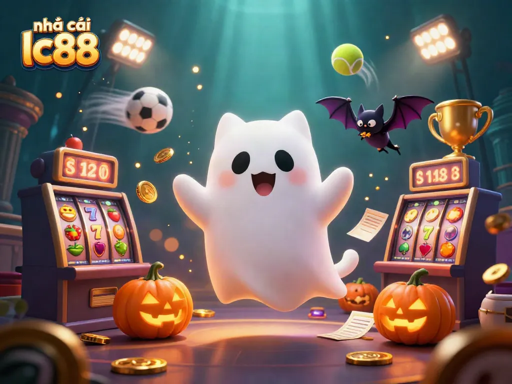 Win big at nhà cái lc88 with thrilling 3D casino action featuring ghost cat and vampire bat.