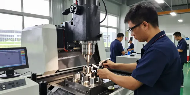 Leading aerospace CNC parts manufacturers precision machining operations in modern workshop.